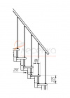 Модульная малогабаритная лестница Эксклюзив - превью фото 3